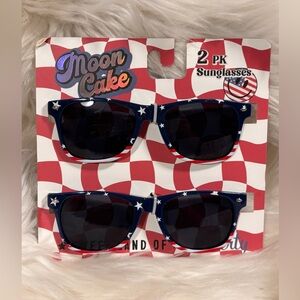 Moon Cake Americana Sunglasses 2-Pack NEW